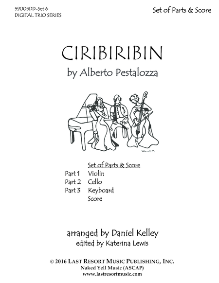 Ciribiribin for Piano Trio