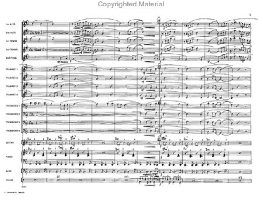 Alien Jazz Ensemble scores gallery preview page 4