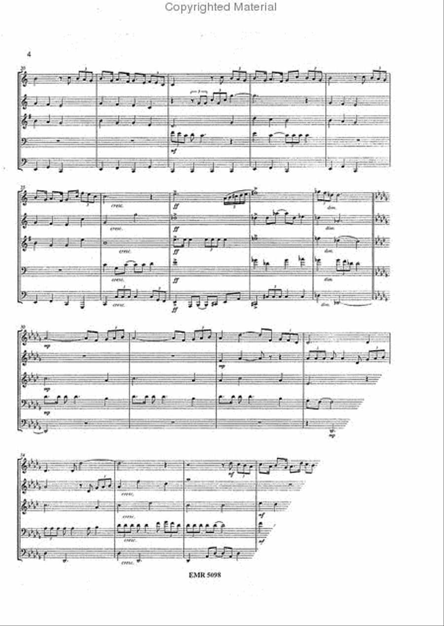 Theme From Chariots Of Fire Brass Quintet scores gallery preview page 4