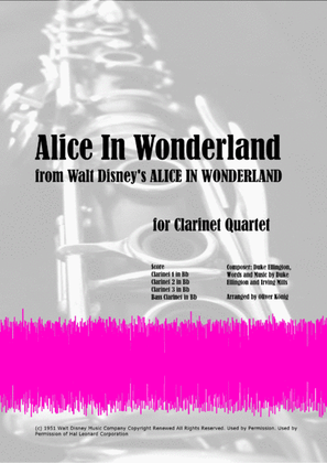 Alice In Wonderland from Walt Disney's ALICE IN WONDERLAND