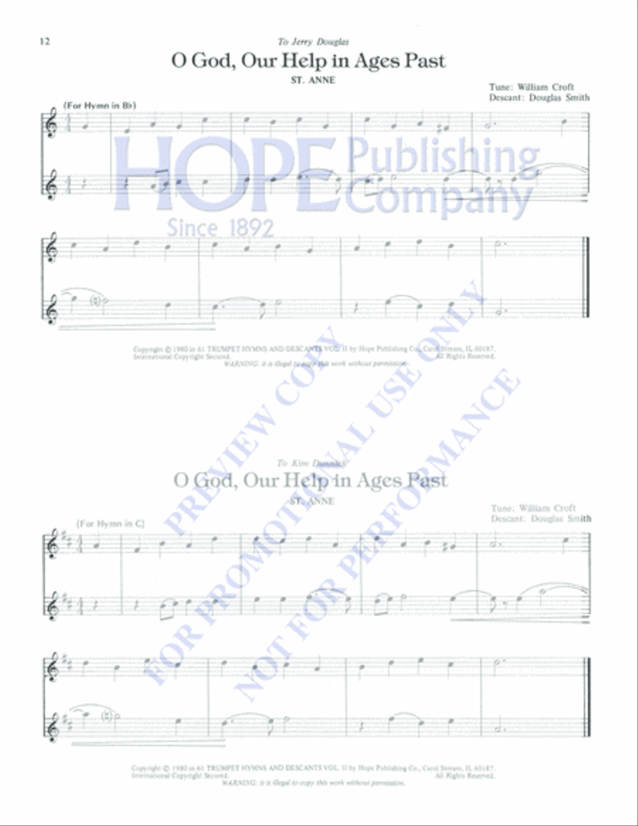 61 Trumpet Hymns and Descants, Vol. 2 Trumpet Solo scores gallery preview page 14