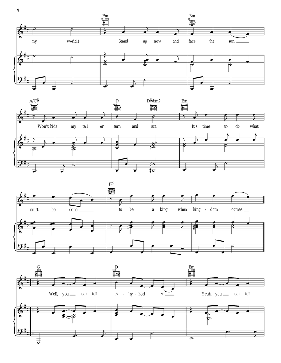 The Man The Man Acoustic Guitar scores gallery preview page 4