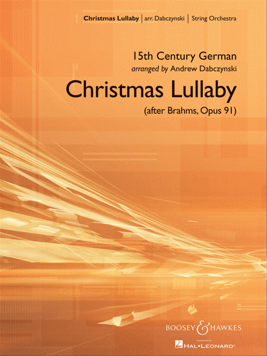Christmas Lullaby String Orchestra scores gallery preview page 1