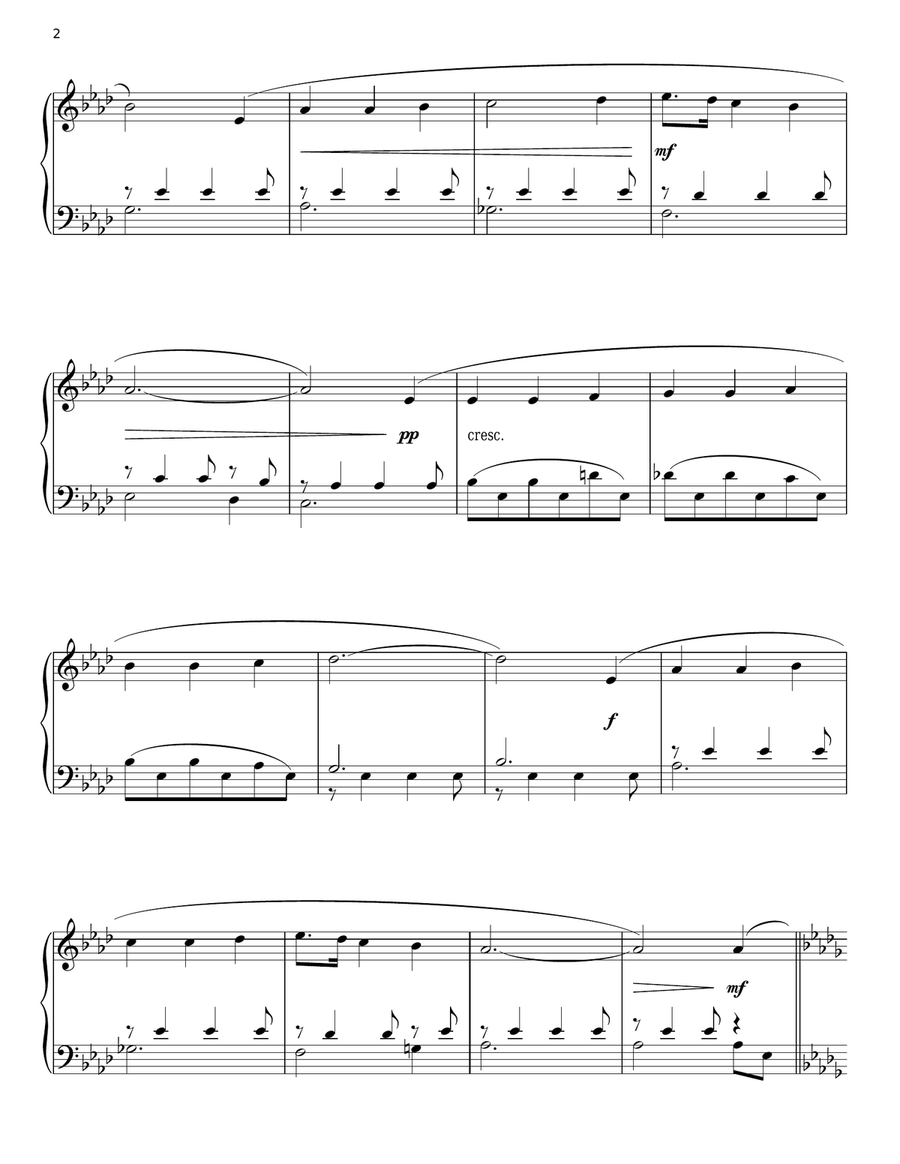 O Worship The King (arr. Phillip Keveren) Piano Solo scores gallery preview page 2