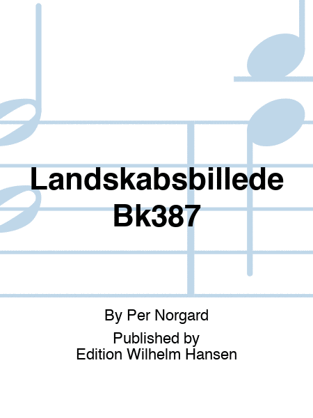 Landskabsbillede Bk387