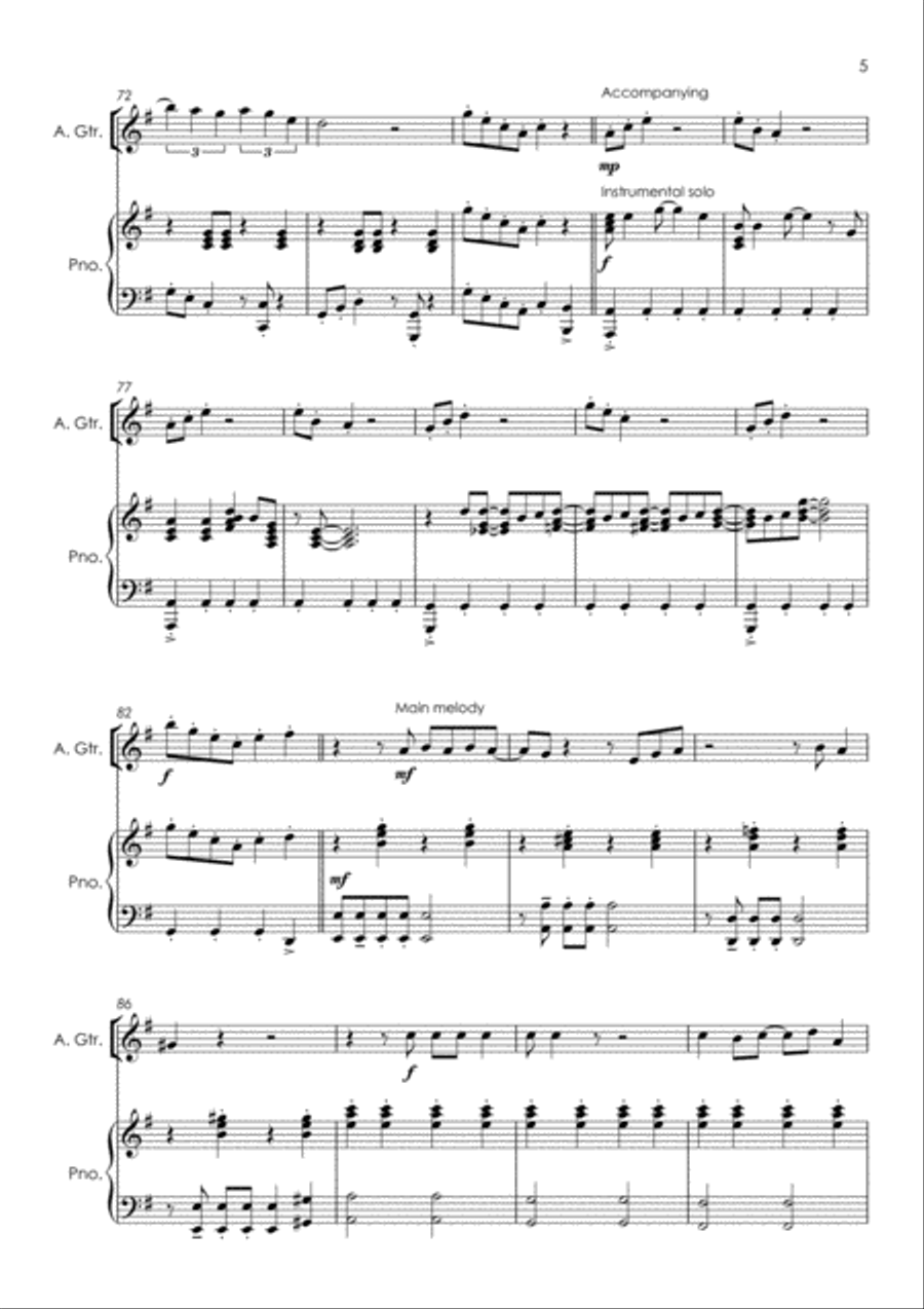 It Must Be Love Guitar scores gallery preview page 6