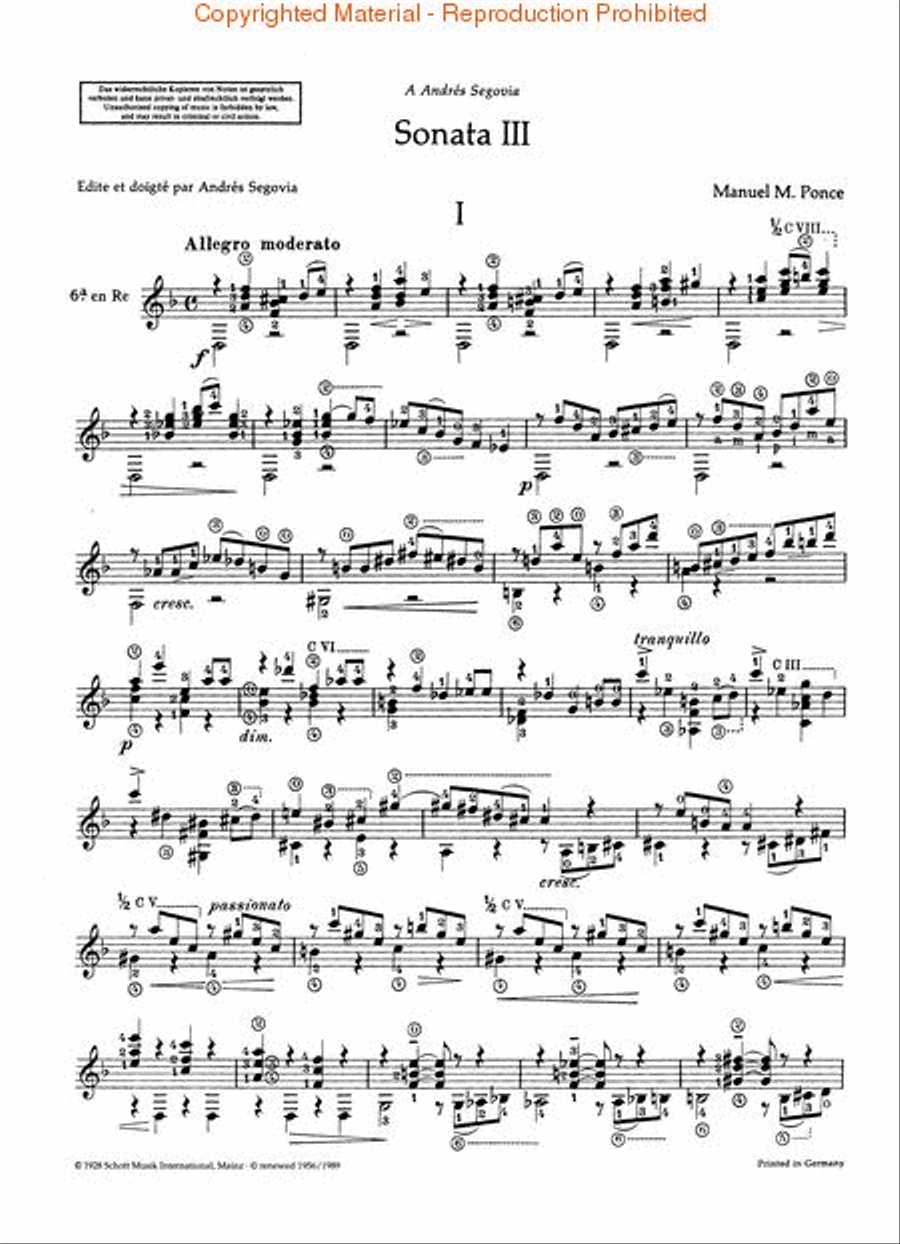 Sonata No. 3 Acoustic Guitar scores gallery preview page 2