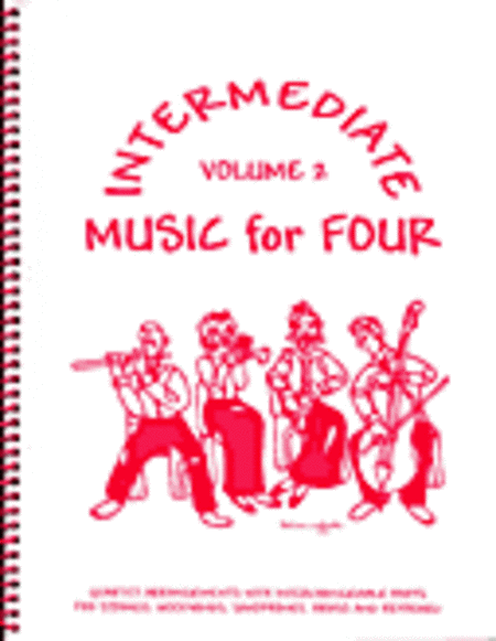 Intermediate Music for Four, Volume 2, Set of 4 Parts for Saxophone Quartet