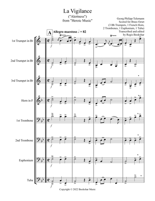 La Vigilance (from "Heroic Music") (Bb) (Brass Octet - 3 Trp, 1 Hrn, 2 Trb, 1 Euph, 1 Tuba)