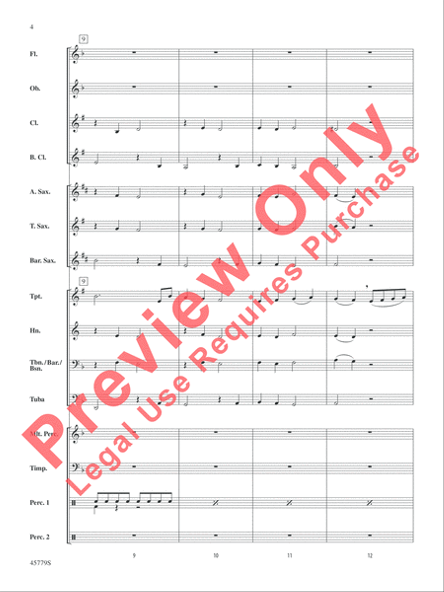 Mary, Did You Know? Concert Band scores gallery preview page 5