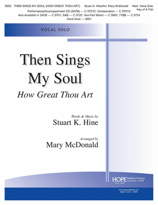 Book cover for Then Sings My Soul (How Great Thou Art)