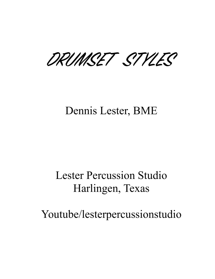 Drumset Styles