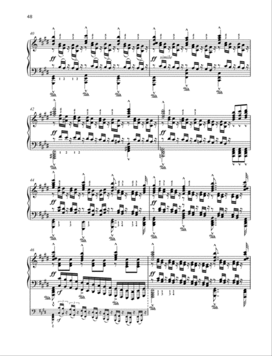 Pilgerchor Pilgerchor Piano Solo scores gallery preview page 3