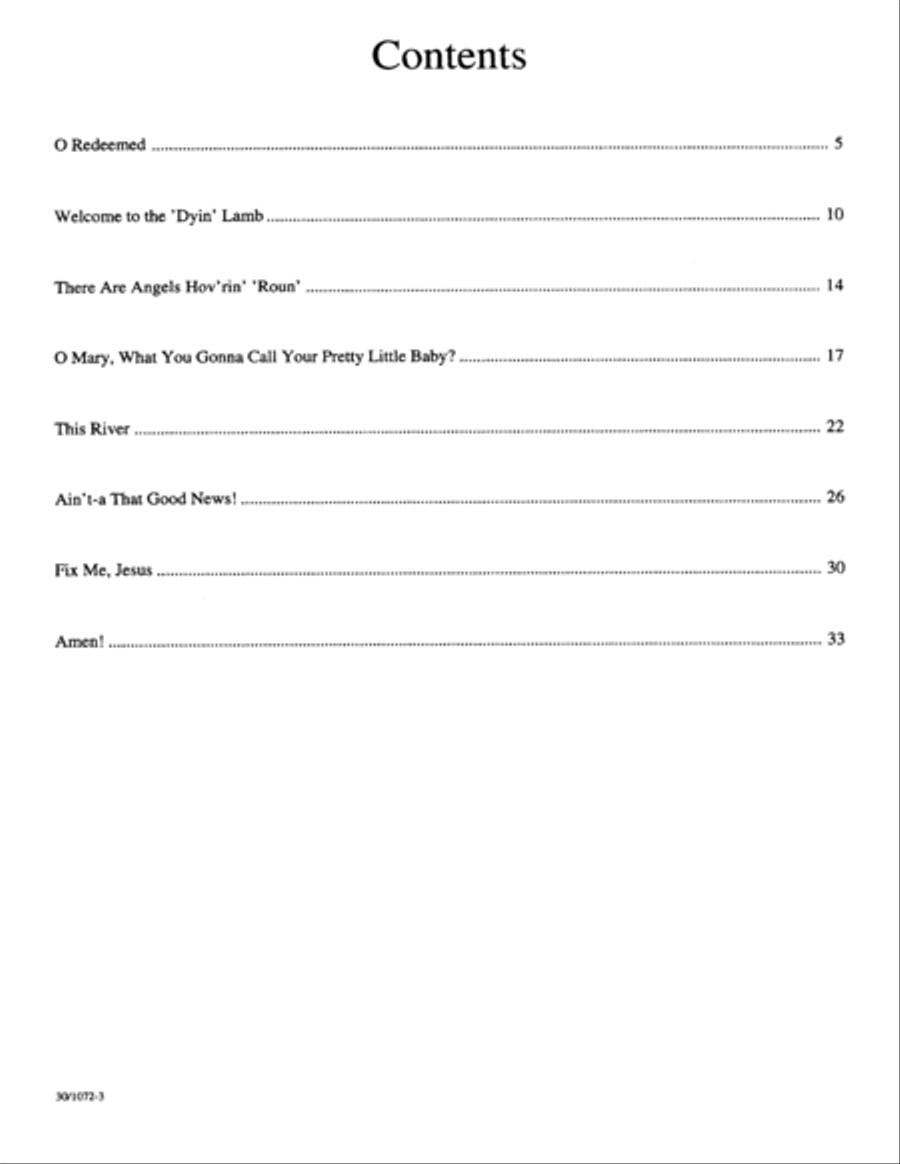 O Redeemed! O Redeemed! Medium Voice scores gallery preview page 5