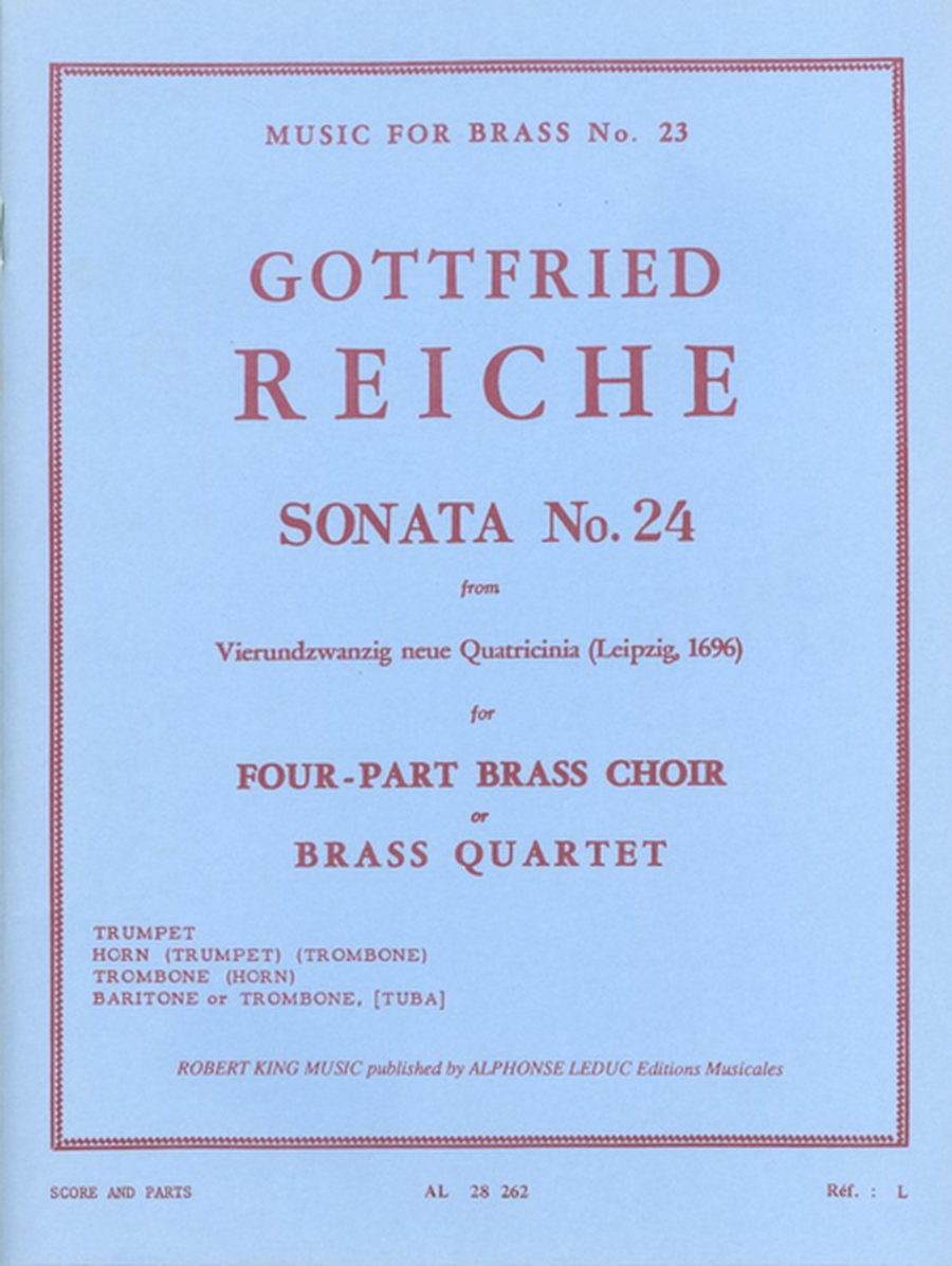 Sonata No.24 - Brass Quartet
