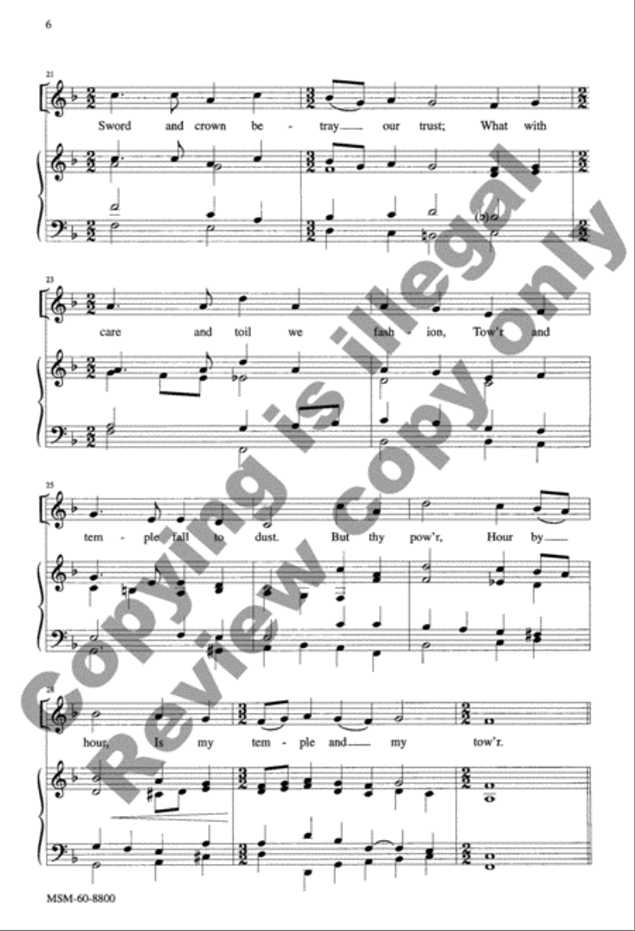 All My Hope on God Is Founded 4-Part scores gallery preview page 12