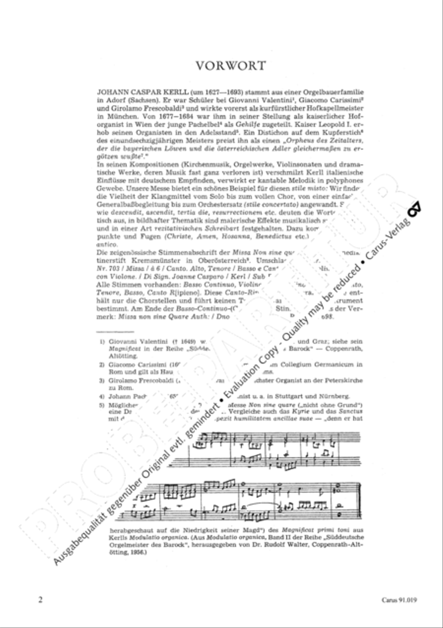 Non sine quare 4-Part scores gallery preview page 5