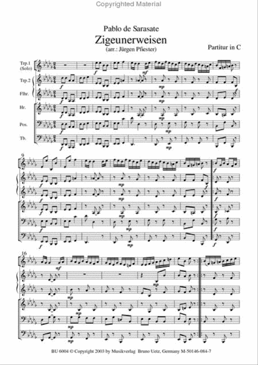 Gypsy Tunes Chamber Music scores gallery preview page 2