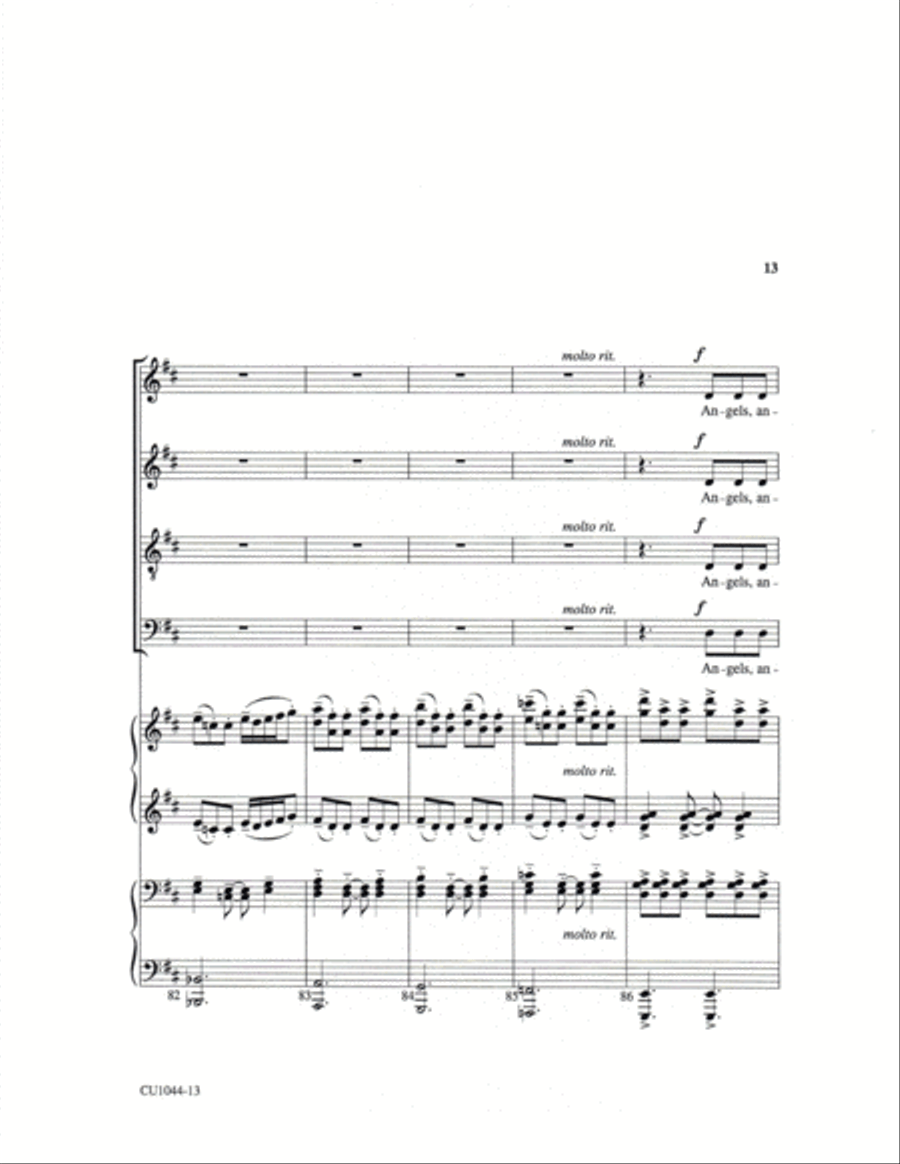 People, Look East - SATB 4-Part scores gallery preview page 8
