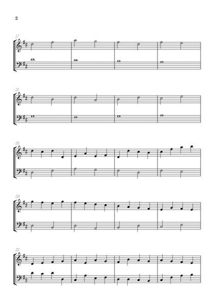 Pachelbel Canon in D • oboe & bassoon duet sheet music image number null