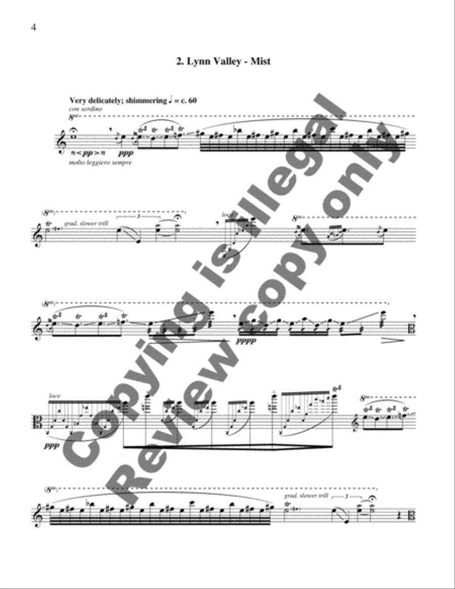 Varley Suite Varley Suite Viola Solo scores gallery preview page 4