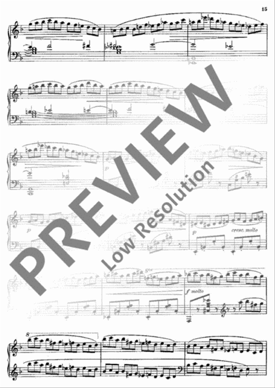13 Préludes 13 Préludes Piano Solo scores gallery preview page 16