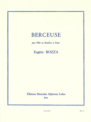 Book cover for Berceuse (flute & Piano)