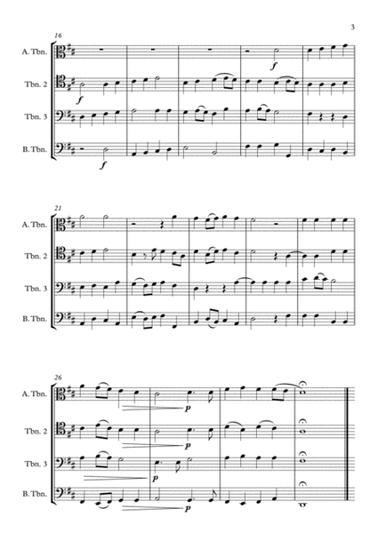 Five Brahms Songs for Trombone Quartet image number null