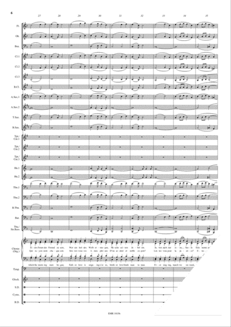 Ode To Joy 4-Part scores gallery preview page 8