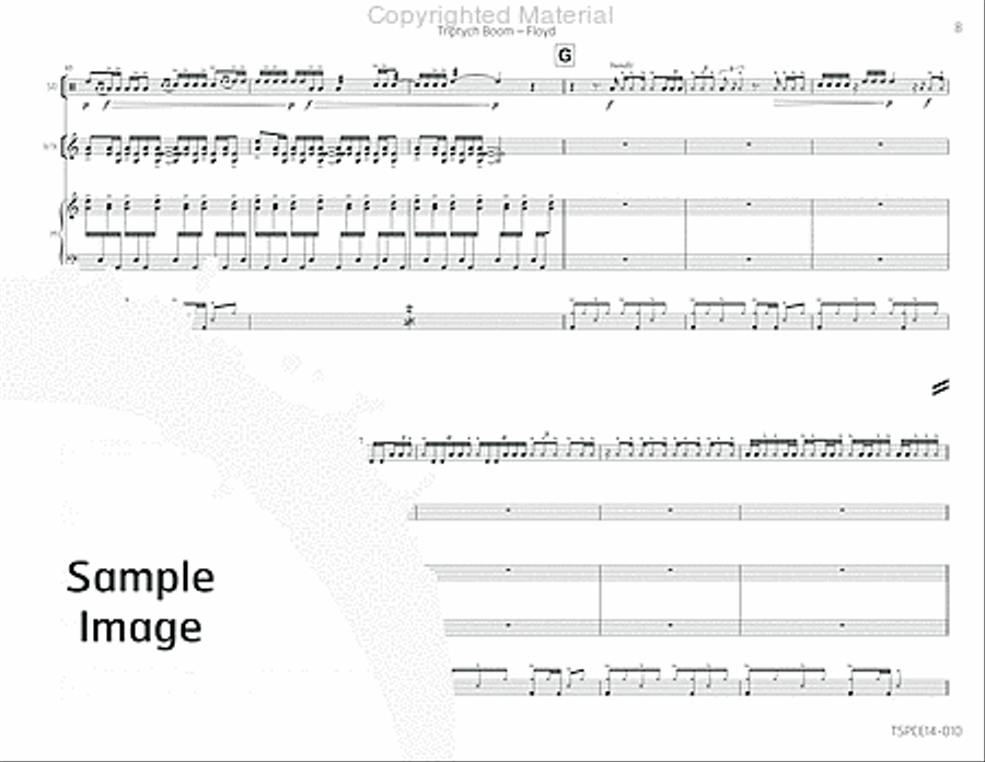 Triptych Boom Percussion Ensemble scores gallery preview page 12