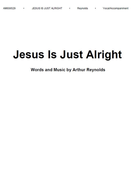 Jesus Is Just Alright
