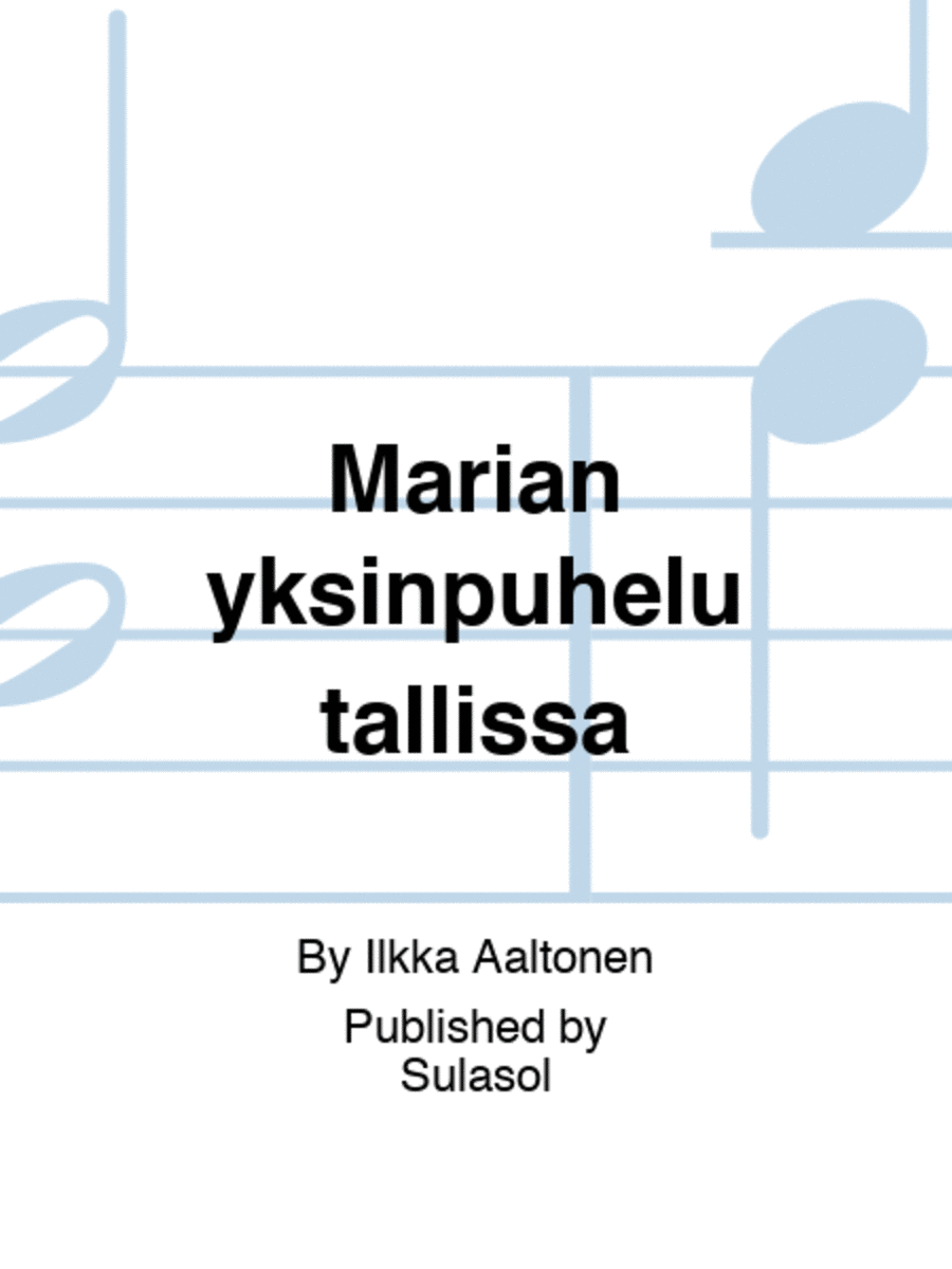 Marian yksinpuhelu tallissa