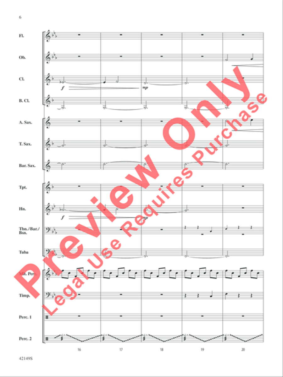 Arikara Concert Band scores gallery preview page 11