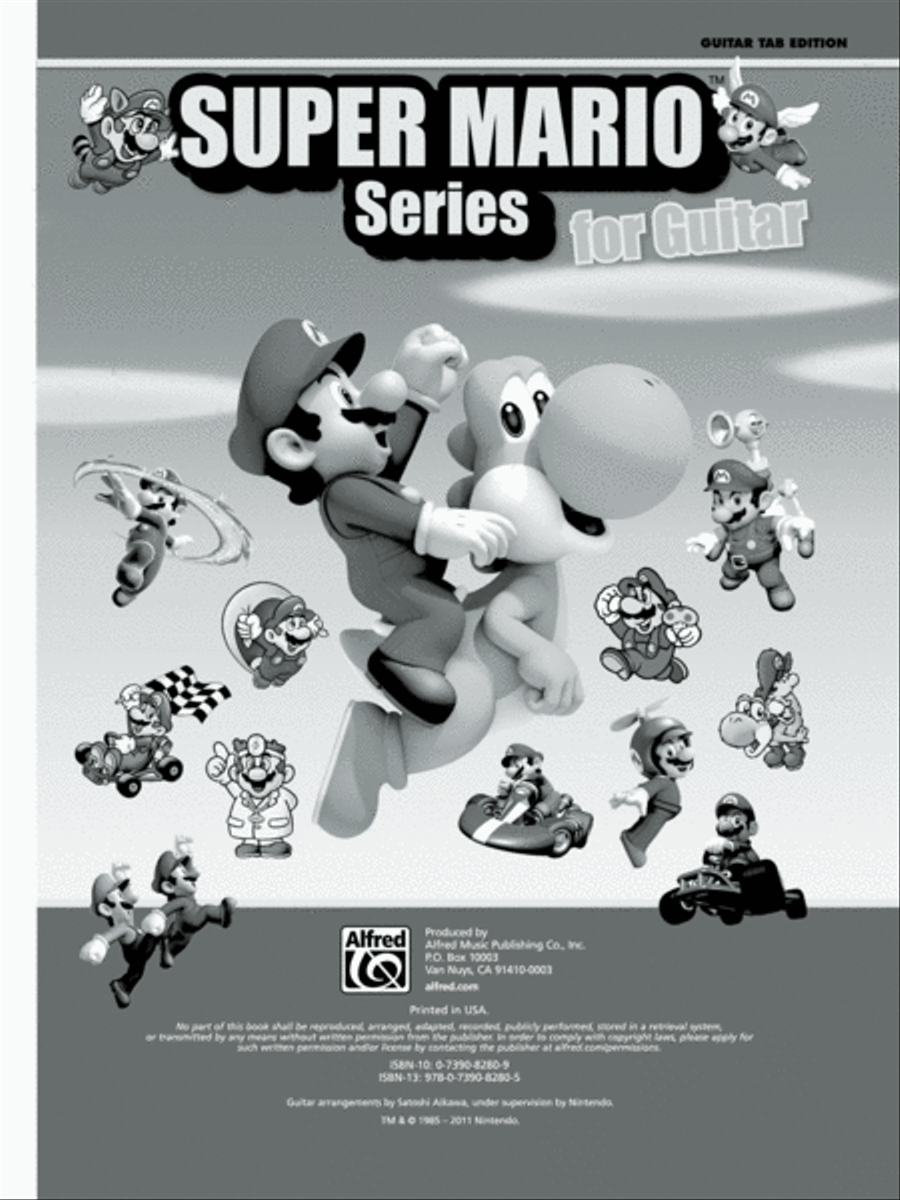Super Mario Series for Guitar Guitar Tablature scores gallery preview page 2