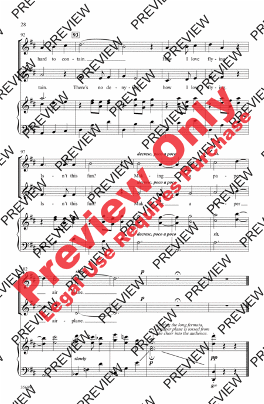 Songs of Flight Songs of Flight 2-Part scores gallery preview page 28