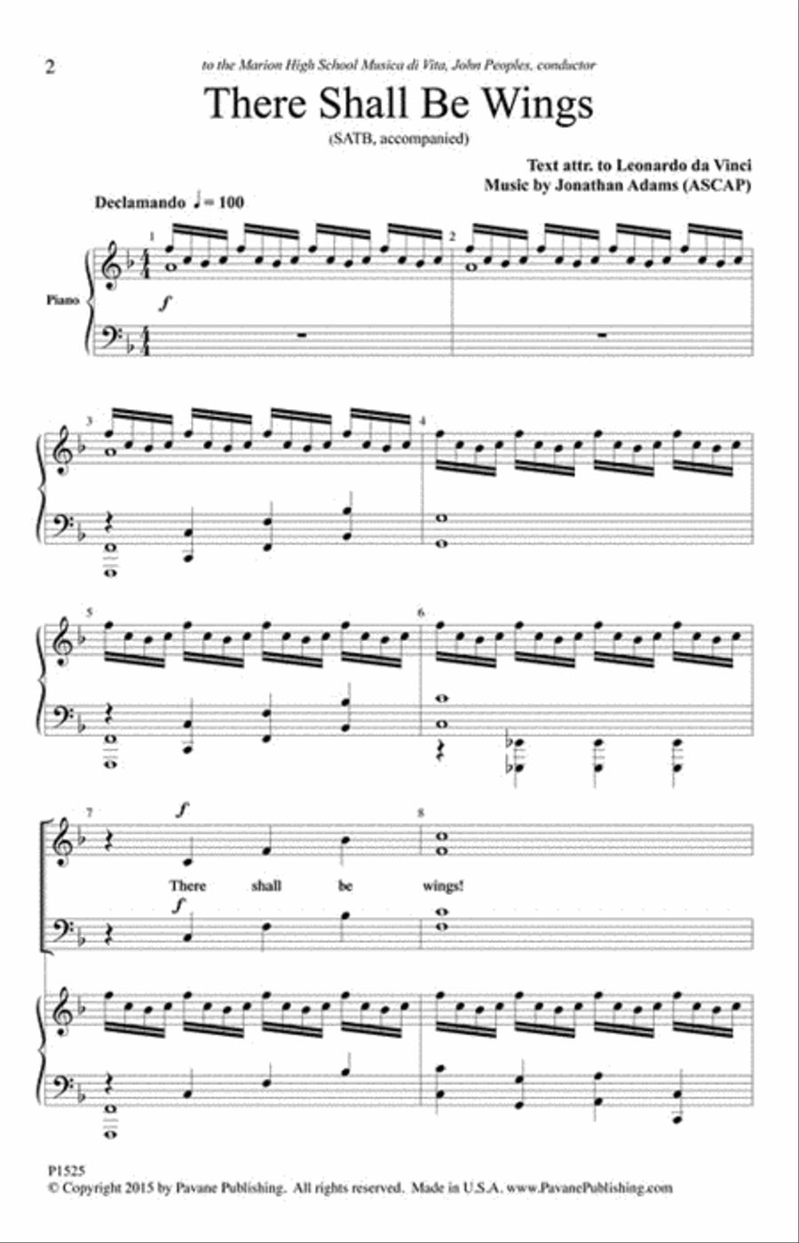There Shall Be Wings 4-Part scores gallery preview page 2