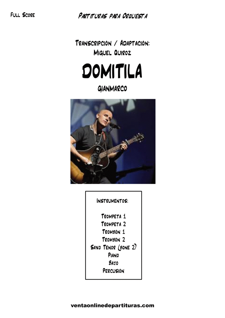 DOMITILA DOMITILA Full Orchestra scores gallery preview page 1