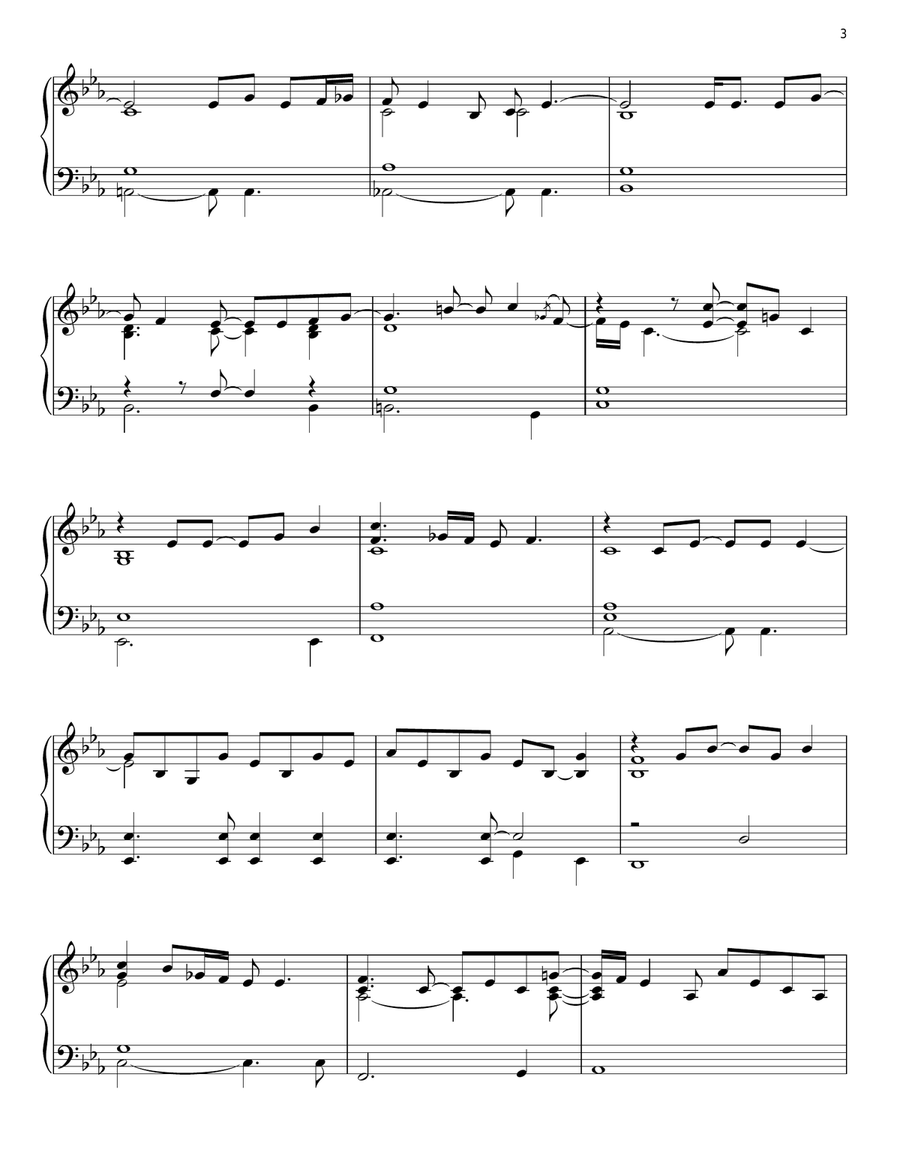 Your Song Piano Solo scores gallery preview page 3