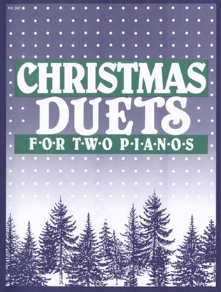 Book cover for Christmas Duets for Two Pianos