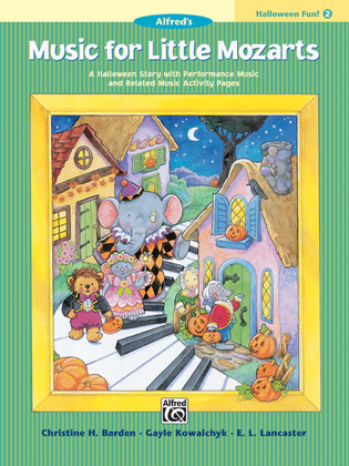 Book cover for Music for Little Mozarts Halloween Fun, Book 2
