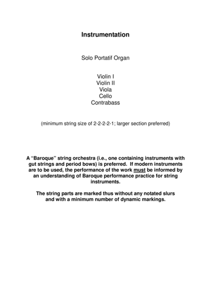 Carson Cooman: Concerto for Portatif Organ and Strings, score only