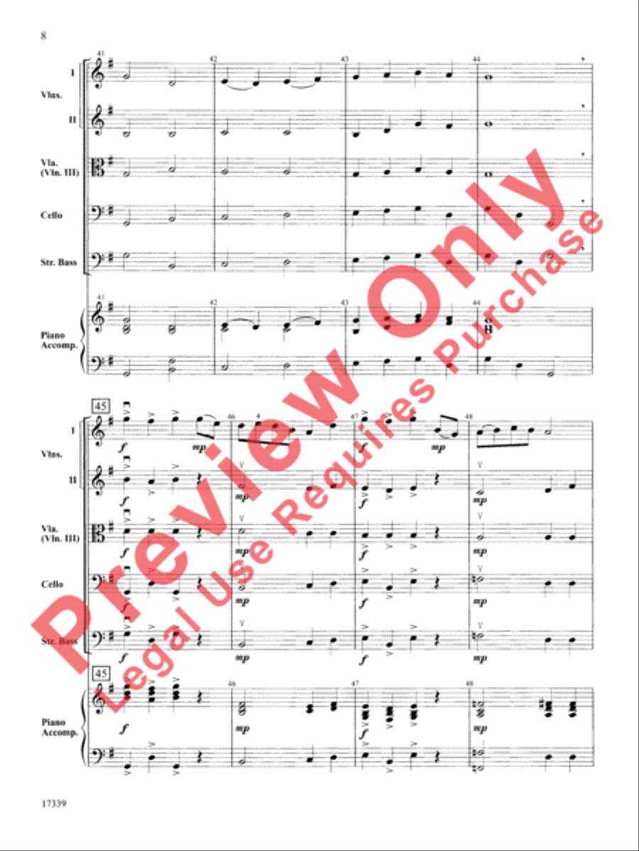 Do-Si-Do String Orchestra scores gallery preview page 9