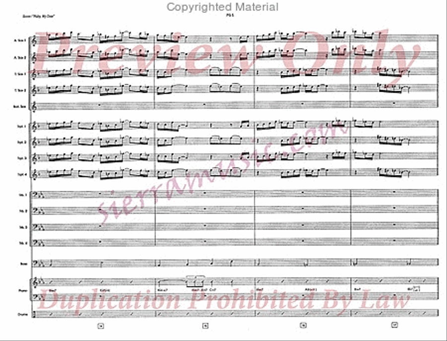 Ruby, My Dear Big Band scores gallery preview page 4