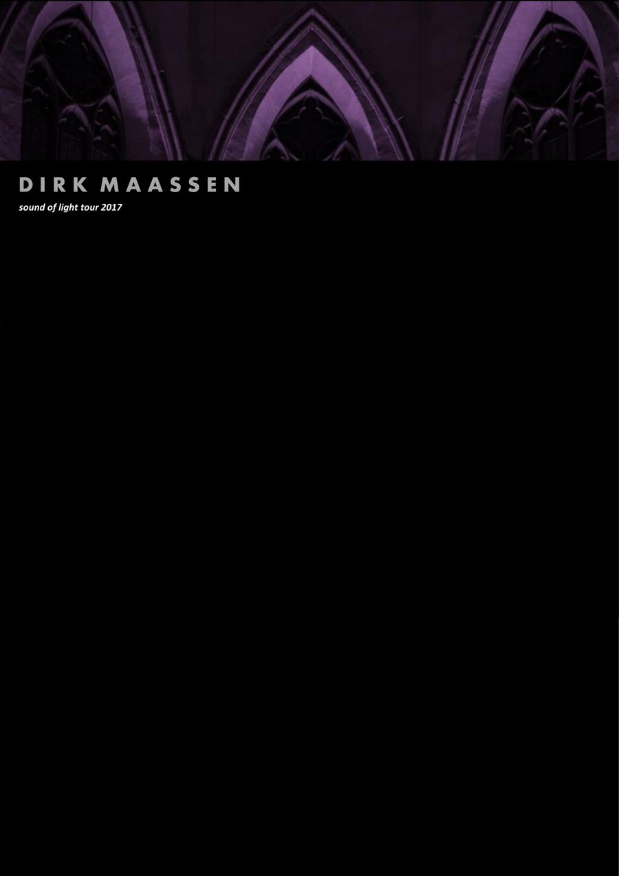 Dirk Maassen - Sound Of Light Tour / The Sheetbook Piano Solo scores gallery preview page 1
