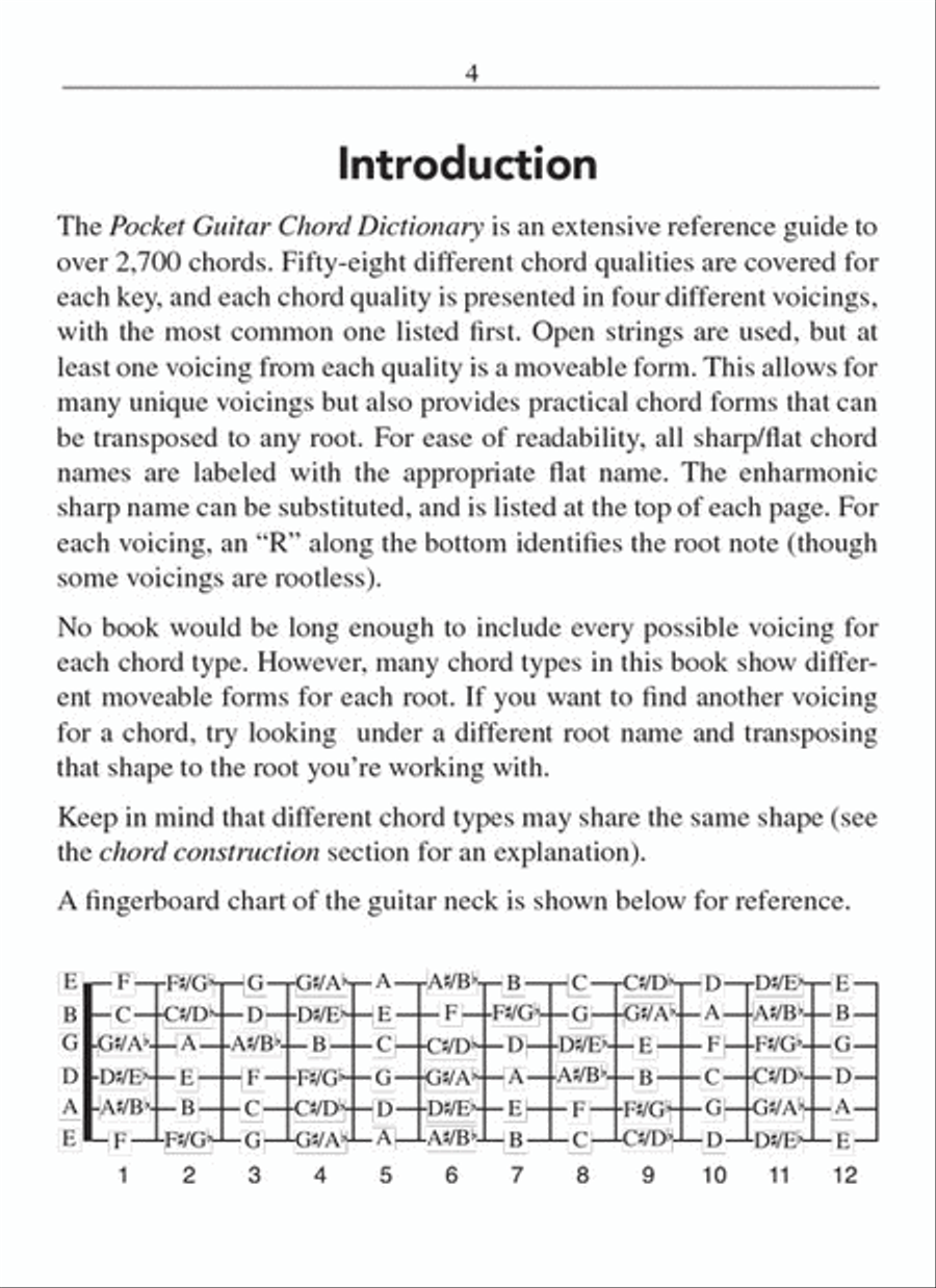 Hal Leonard Pocket Guitar Chord Dictionary