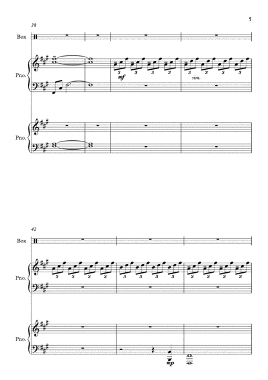 Shadows Shadows Piano Solo scores gallery preview page 5