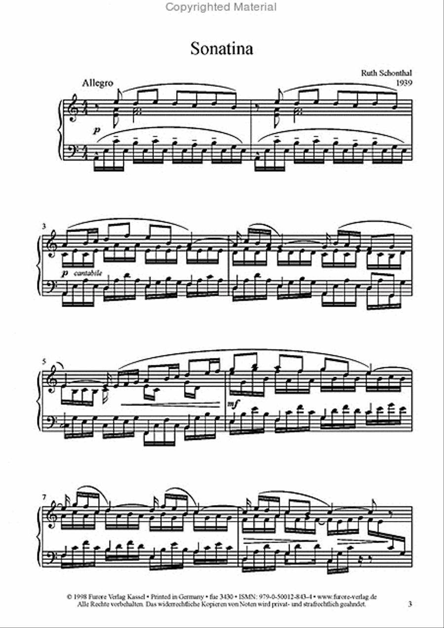 Sonatina in A Harpsichord scores gallery preview page 2