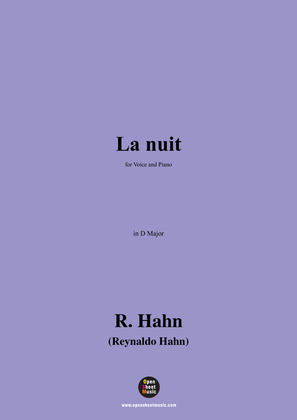 R. Hahn-La nuit,in D Major
