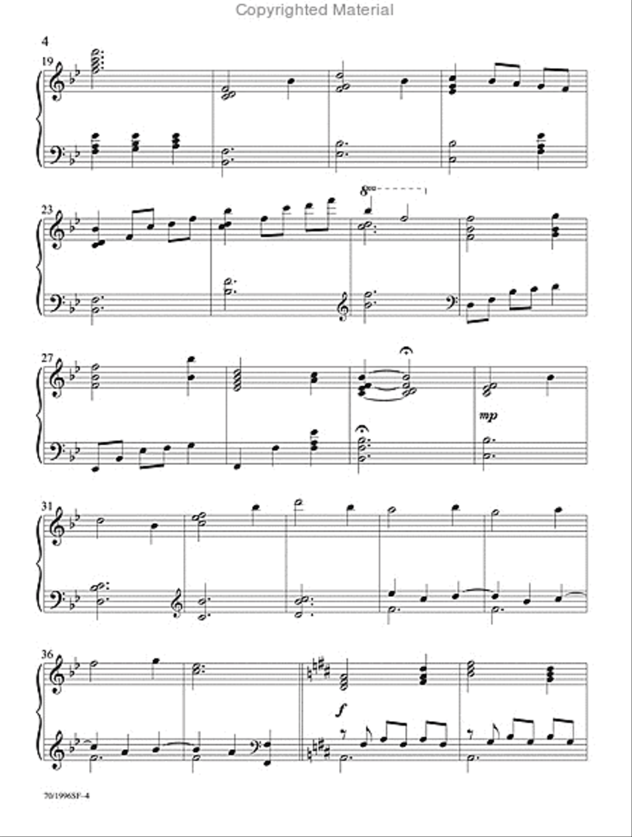 In the Light of the Cross Piano Solo scores gallery preview page 4