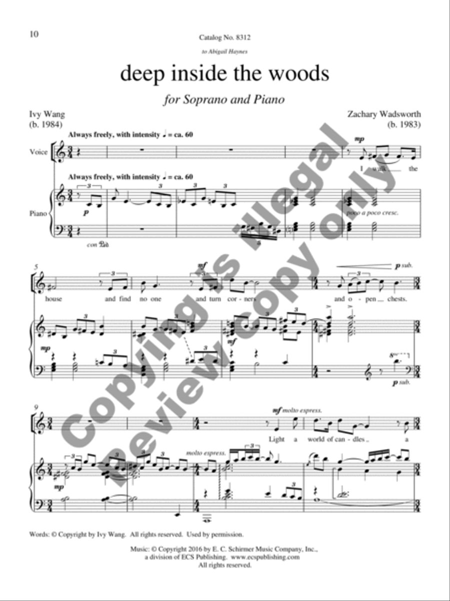 Collected Songs for Soprano and Piano Soprano Voice scores gallery preview page 26